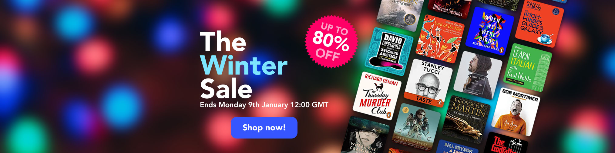 Promotion: The Winter Sale. Up to 80% off. Ends Monday 9th January 12:00 GMT. Shop now!