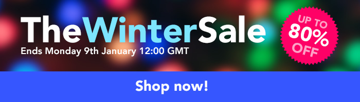 Promotion: The Winter Sale. Up to 80% off. Ends Monday 9th January 12:00 GMT. Shop now!